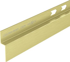 Mexen Line-B listello frontale per piatto doccia 130 cm, oro spazzolato - 185503130U