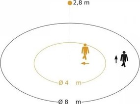 Steinel 088149 - Sensore di movimento da esterno PD-8 ECO DALI-2 360° IP54 nero