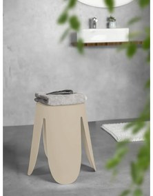 Sgabello beige in plastica impilabile Comiso – Wenko