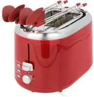 Tostapane 2 fette 850 W rosso