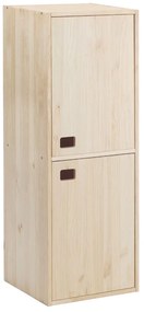 Libreria ASTIGARRAGA Dinamic 2 ripiani L 37.3 x P 33 x H 105.4 cm in legno pino naturale, portata per ripiano 51 kg