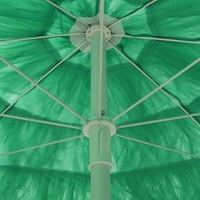 Ombrellone da Spiaggia Hawaii Verde 180 cm