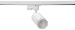 Faretto GU10 per Binario Monofase Bianco Orientabile