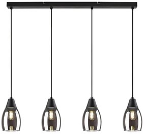 Rabalux 72184 - Lampadario a sospensione con filo ILMARI 4xE27/15W/230V