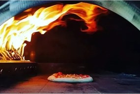 Forno A Legna Per Pizze Struttura In Acciaio 60x80 Cm Pulcinella Clementi