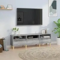 Mobile Porta TV Grigio Sonoma 150x30x44,5 cm Legno Multistrato 831915