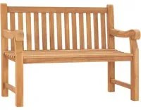 Panchina da Giardino 114 cm in Legno Massello di Teak 316638