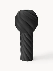 Vaso in ceramica dipinto a mano Twist Pillar, alt. 34 cm