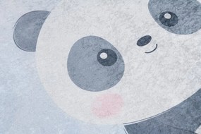 Tappeto per bambini con un simpatico panda su una nuvola Larghezza: 160 cm | Lunghezza: 220 cm