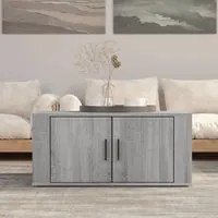 Tavolino da Salotto Grigio Sonoma 80x50x36 cm Legno Multistrato 816518