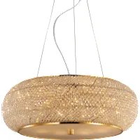 Lampada a sospensione 10 luci oro D 55 x H 19 cm