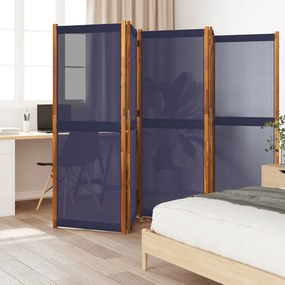 Divisorio A 5 Pannelli Blu Scuro 350x180 Cm /