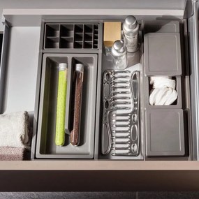 Organizer bagno grigio