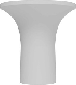 Plafoniera LED GU10 e GU5.3 in Gesso Pitturabile Rotonda Ø167x170mm