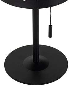 Lampada da tavolo da esterno nera con LED a 3 livelli di dimmerazione ricaricabile e solare - Ferre