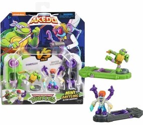 Figure da combattimento Teenage Mutant Ninja Turtles Legends of Akedo: Donatello vs Baxter Stockman