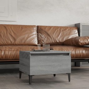 Tavolino Grigio Sonoma 50x46x35 Cm İn Legno Multistrato /