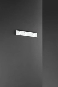 Perenz Bottone – plafoniera in metallo bianco, nero o alluminio (3 misure)
