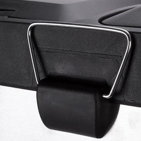 Cestino per la spazzatura 2x8 l color argento opaco in acciaio per raccolta differenziata/con pedale Tri Selectif – MSV