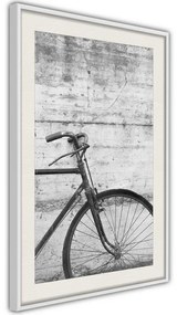 Poster  Bicycle Leaning Against the Wall  Cornice Quadri Cornice nera, Larghezza x Altezza Home decor 30x45