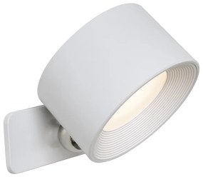 Set di 4 luci moderne da parete e da soffitto bianche con LED ricaricabile - Bright