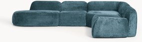 Divano angolare componibile XL in teddy-bouclé Wolke