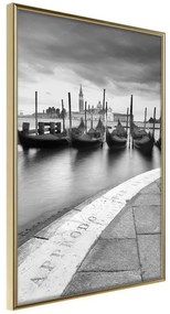 Poster  Gondolas  Cornice Quadri Cornice d'oro, Larghezza x Altezza Home decor 20x30