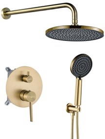 Set doccia da incasso Rea Foster Brush Gold + BOX