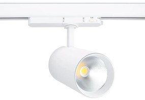 Faro LED 42W per Binario Trifase 38° + 60° Bianco PHILIPS Xitanium CRI92 Colore Bianco Freddo 6.000K