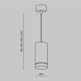 Lampadario A Sospensione Moderno Orlo Alluminio Nero Luce Led Integrato 12W