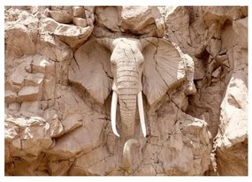 Fotomurale Elephant Carving (South Africa)