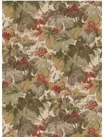 Mulberry Home Carta da parati Country Walk - Red/ Green