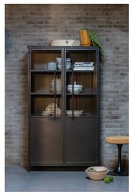 Vetrina in metallo nero 99x170 cm Exhibit - BePureHome