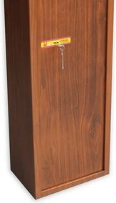 Armadio Portafucili Effetto Legno Utilia TOP Security Fuciliera 4 Posti Con Tesoretto A Chiave