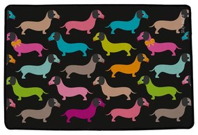 Zerbino 45x75 cm Dachshunds in Colours – Butter Kings