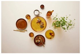 Piatto da portata in vetro arancione ø 30 cm Kusintha - Bitz