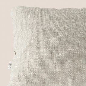 Lyon cuscino disponibile in diversi colori realizzato in morbido tessuto intrecciato impermeabile T06 panna