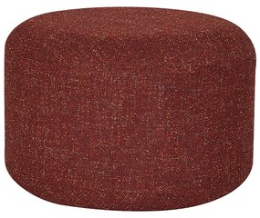 Hübsch - Marshmellow Pouf Small Rosso Hübsch