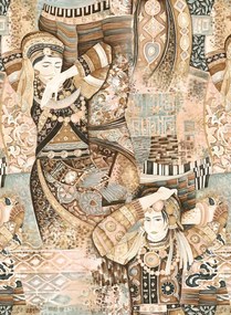 Arte International Carta da parati Odisha Dance - Pure Cashmere
