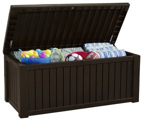 Cassetta portaoggetti da giardino marrone scuro - Keter