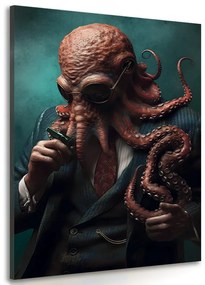Quadro su tela – Gangster animale polpo