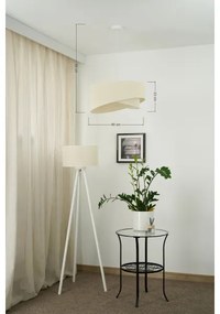 Brilagi - Lampadario LED a sospensione con filo LYRA 1xE27/15W/230V color crema