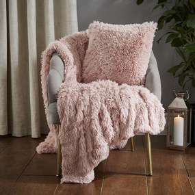 Copriletto rosa in micropush per letto matrimoniale 245x280 cm Cuddly - Catherine Lansfield