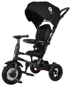 QPlay - Triciclo per bambini 3in1 RITO AIR nero