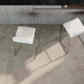 Piastrella da pavimento interno 60 x 120 cm Sp. 9 mm rettificato Draft in gres porcellanato smaltato opaco grigio traffico molto intenso (pei 5/5) R9 1.44 mq