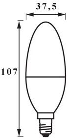 SET 3x Lampadina LED dimmerabile SMART+ E14/5W/230V 2700K Wi-Fi - Ledvance