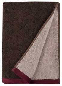 Set di asciugamani tipo terry marroni in cotone organico 2 pz 40x55 cm Soft – Mette Ditmer Denmark