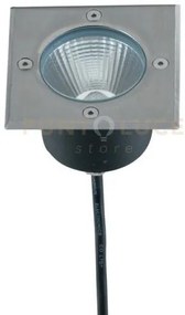 Faro a incasso calpestabile led walk acciaio quadrato 8w 990lm 4000...