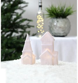 Decorazioni luminose bianche con motivo natalizio in set di 2 pezzi Polly - Star Trading