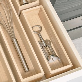 Organizer da cucina in legno di paulownia , 25,4 x 8,4 cm Eco - iDesign